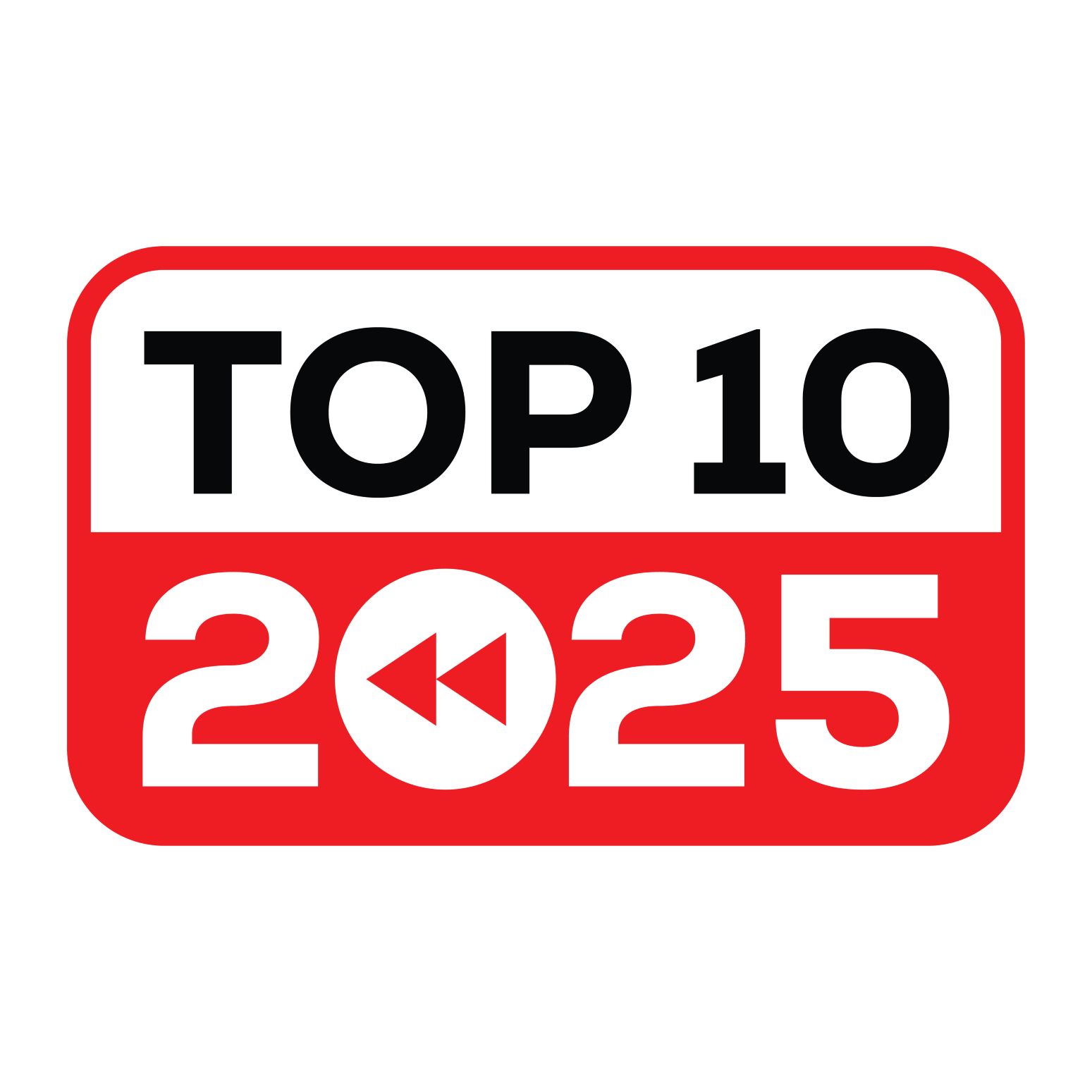 Top 10 list for 2025.